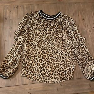 Rachel Roy Leopard blouse